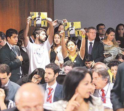 O debate ontem foi acalorado na na CCJ do Senado (GERALDO MAGELA/AGENCIA SENADO)